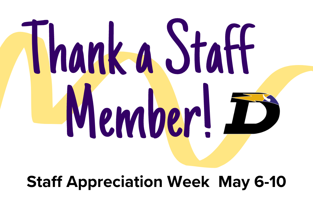 thank a staff member graphic