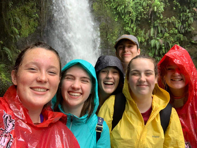DAHS students adventuring in Costa Rica, Summer 2019