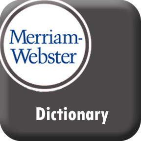 Webster Dictionary button